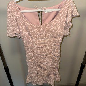 Selfie Leslie Ruffled Mini Dress